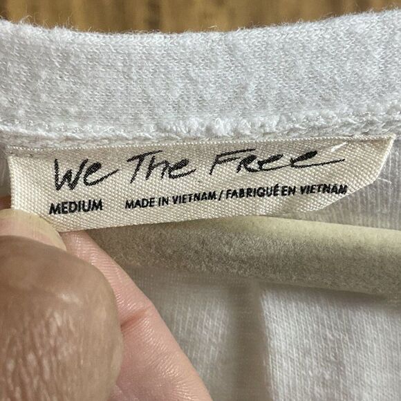 NWOT Free People Heritage Henley, Medium, White, OB1281381 - Picture 7 of 14